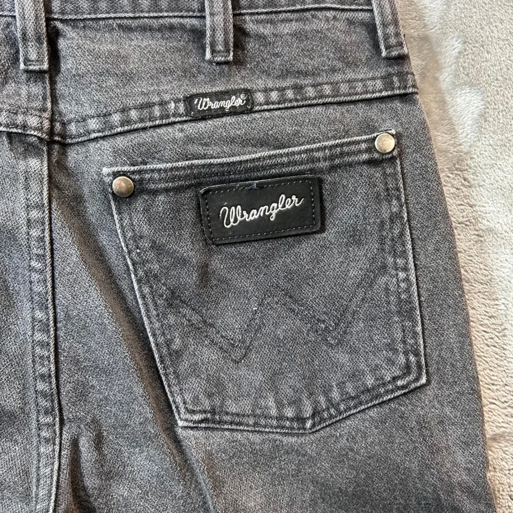 Wrangler‎ 933SEWK Cowboy Cut Mens Faded Black Straight Leg Jeans 29x30 Cotton